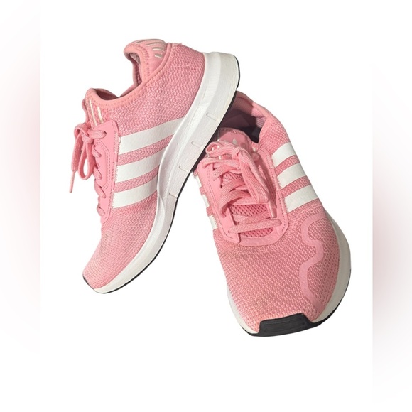 adidas Shoes - Adidas Pink and White Sneakers Lightweight Breathable Design